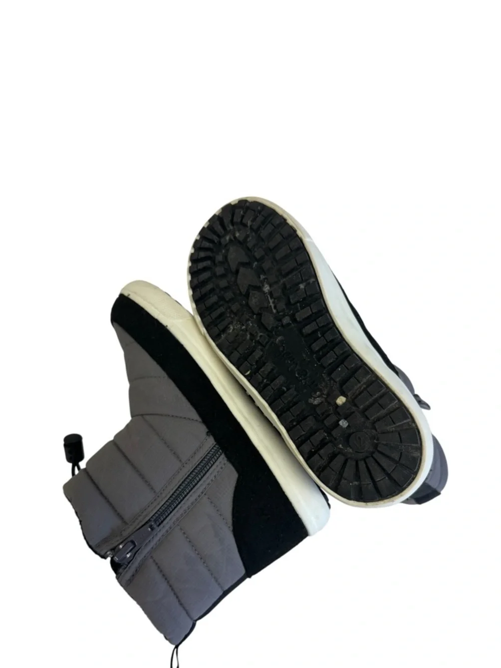 Cat & Jack Gray and Black  Kids Snow Boots